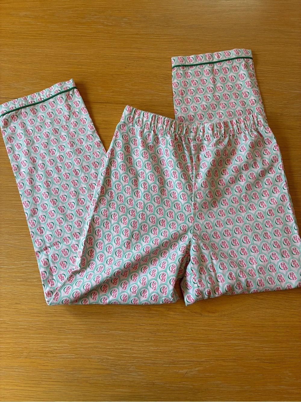 Petite Plume-The Colony Hotel-Pink and Green-Girls-Pajama-Set-12 - Picture 9 of 14
